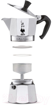 Гейзерная кофеварка Bialetti Moka Express 1167/X2 - фото 2 - id-p224699221