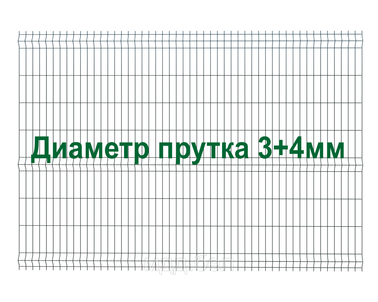 Секция 3Д забора, 1730мм*2500мм (В*Д), тип "Город" - фото 1 - id-p183722739