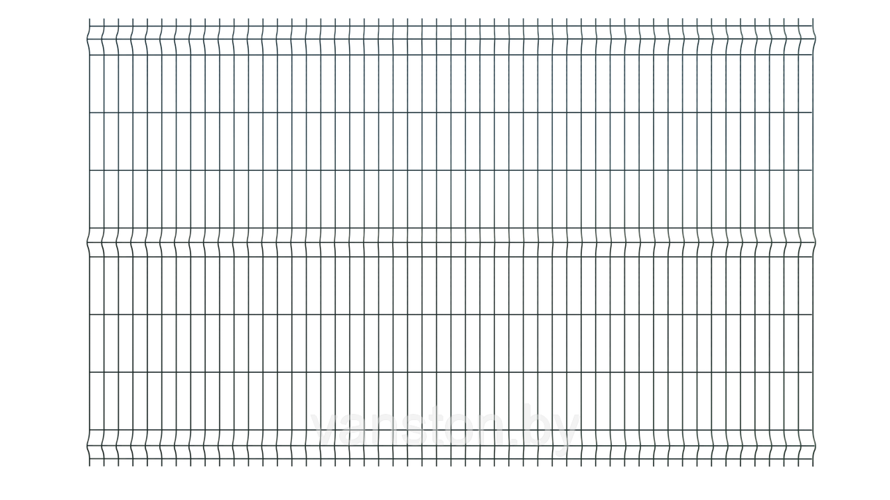 Секция забора 3Д, серия "Город ЛАЙТ", 1530мм*2500мм (В*Д)