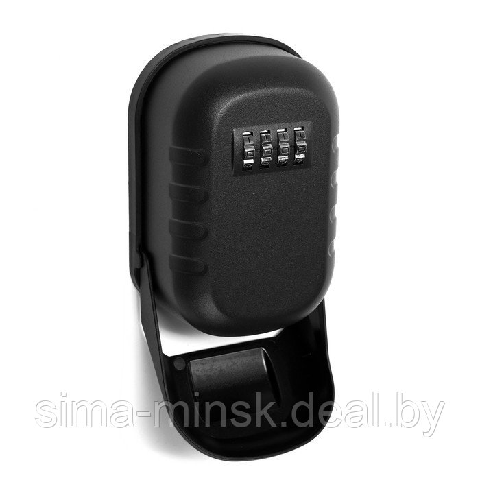 Сейф-ключница кодовая ТУНДРА, металлическая, с защитной крышкой, цвет черный - фото 2 - id-p224701347
