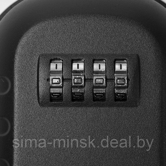 Сейф-ключница кодовая ТУНДРА, металлическая, с защитной крышкой, цвет черный - фото 5 - id-p224701347