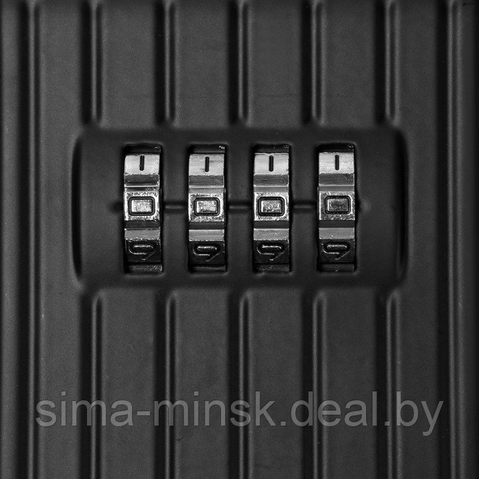 Сейф-ключница кодовая ТУНДРА, металлическая, с защитной крышкой, цвет серый/черный - фото 5 - id-p224701348