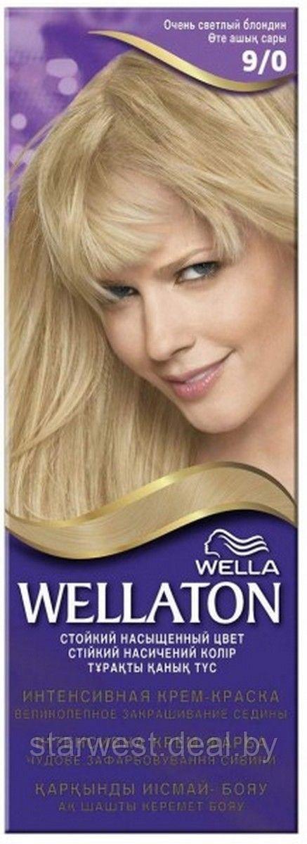 Wellaton Веллатон Wella 9/0 Очень Светлый Блондин Крем-краска стойкая для окрашивания волос - фото 2 - id-p224705769