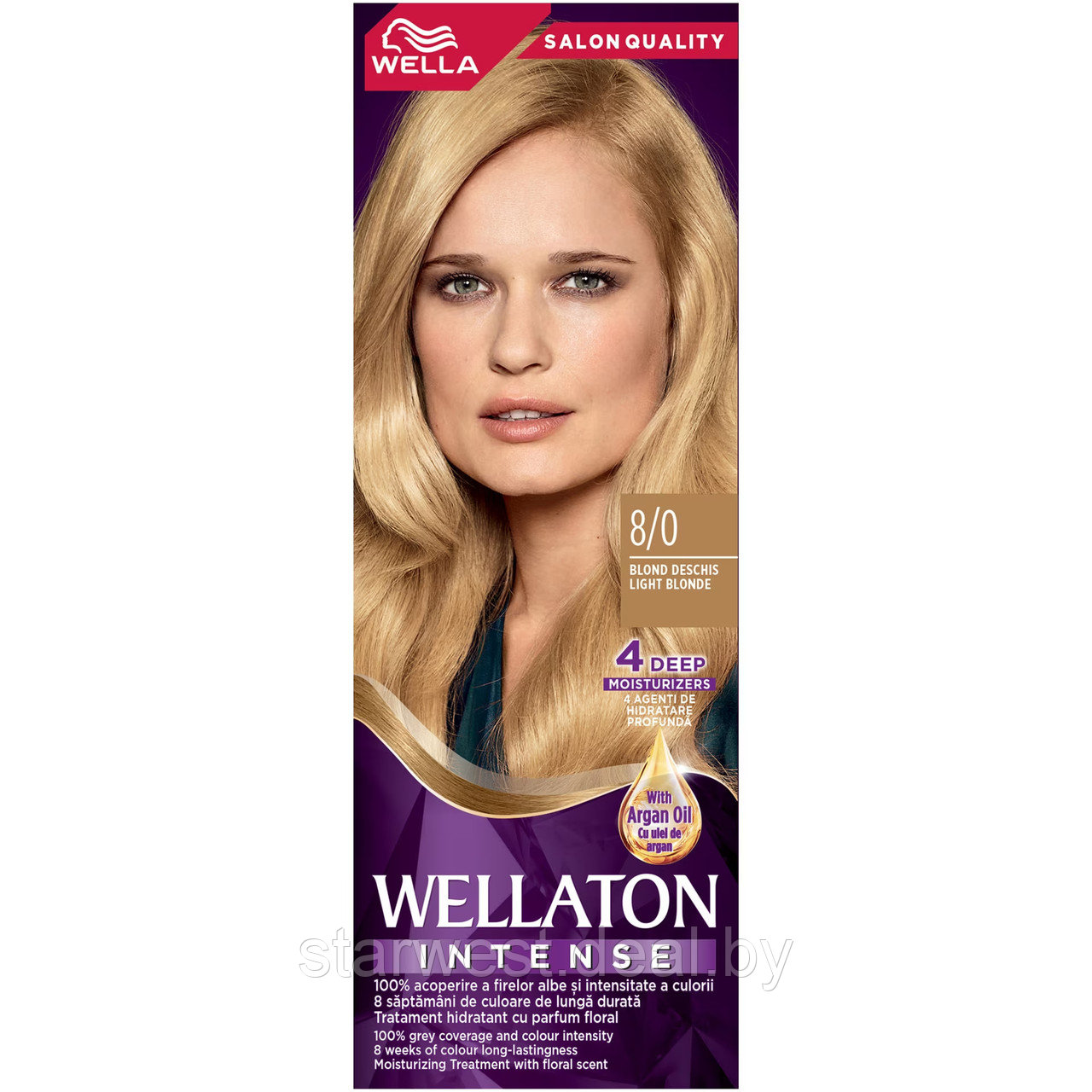 Wellaton Веллатон Wella 8/0 Песочный Крем-краска стойкая для окрашивания волос - фото 2 - id-p212749333