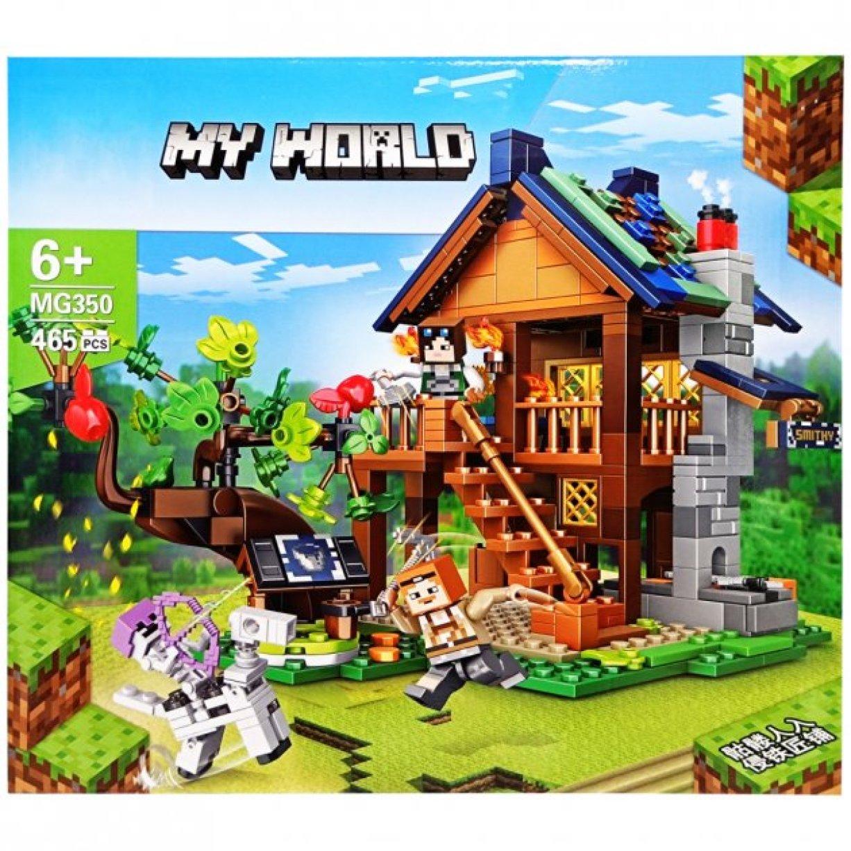 Конструктор Майнкрафт Minecraft Домик MY WORLD MG350, 465 деталей. - фото 1 - id-p55856980