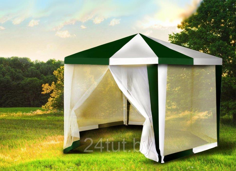 Садовый тент шатер Green Glade 1001 р-р 2*2*2 от солнца и дождя - фото 1 - id-p125772684