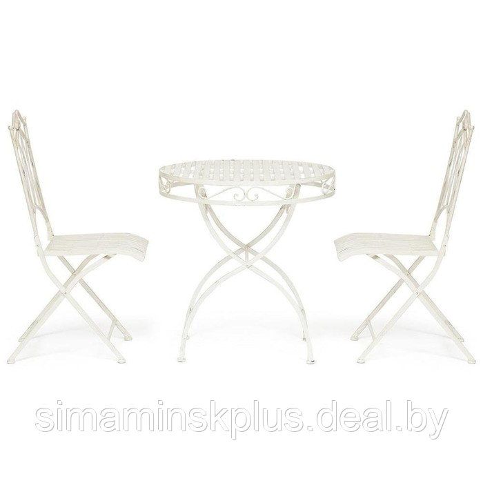 Комплект садовой мебели: стол + 2 стула Secret de Maison PALLADIO, PL08-8668/8669 - фото 2 - id-p224706799