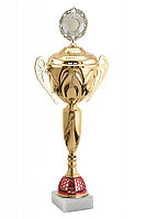Кубок "Мадрид" на мраморной подставке с крышкой , высота 45 см, диаметр чаши 12 см арт. 504-340-120 КЗ120