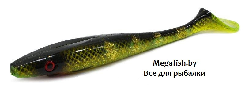 Приманка Strike Pro Pig Shad Jr. (50 гр; 20 см; 2 шт.) 132 Hot Spotted Bullhead - фото 1 - id-p224707096