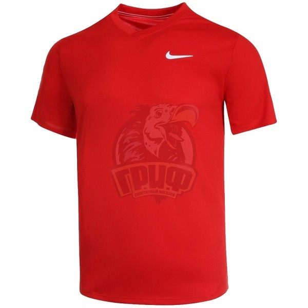 Футболка теннисная мужская Nike Dri-FIT Victory (красный) (арт. CV2982-657)