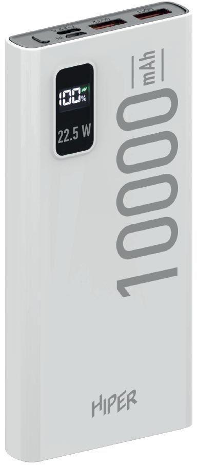 Мобильный аккумулятор Hiper EP 10000 10000mAh 3A QC PD 3xUSB черный (EP 10000 BLACK) - фото 1 - id-p224707490