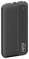 Мобильный аккумулятор Hiper SM10000 10000mAh 2.1A 2xUSB черный (SM10000 BLACK)
