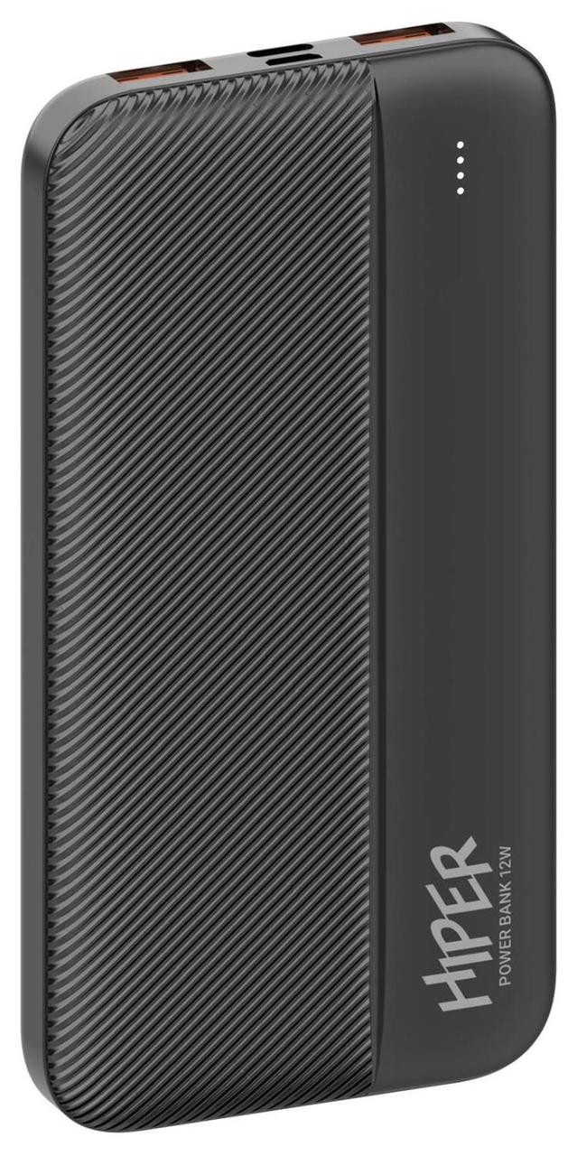 Мобильный аккумулятор Hiper SM10000 10000mAh 2.1A 2xUSB черный (SM10000 BLACK) - фото 1 - id-p224707494