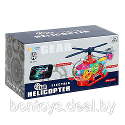 Вертолёт с шестерёнками со световыми и музыкальными эффектами