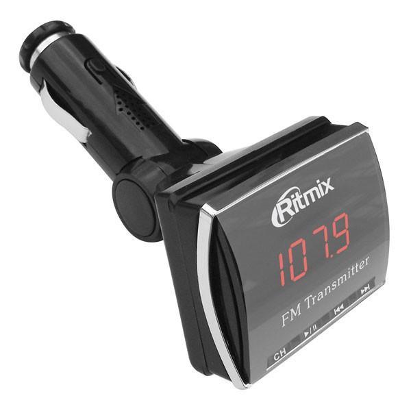 Автомобильный FM-модулятор Ritmix FMT-A750 черный SD/MMC USB PDU (15116162) - фото 1 - id-p224719903