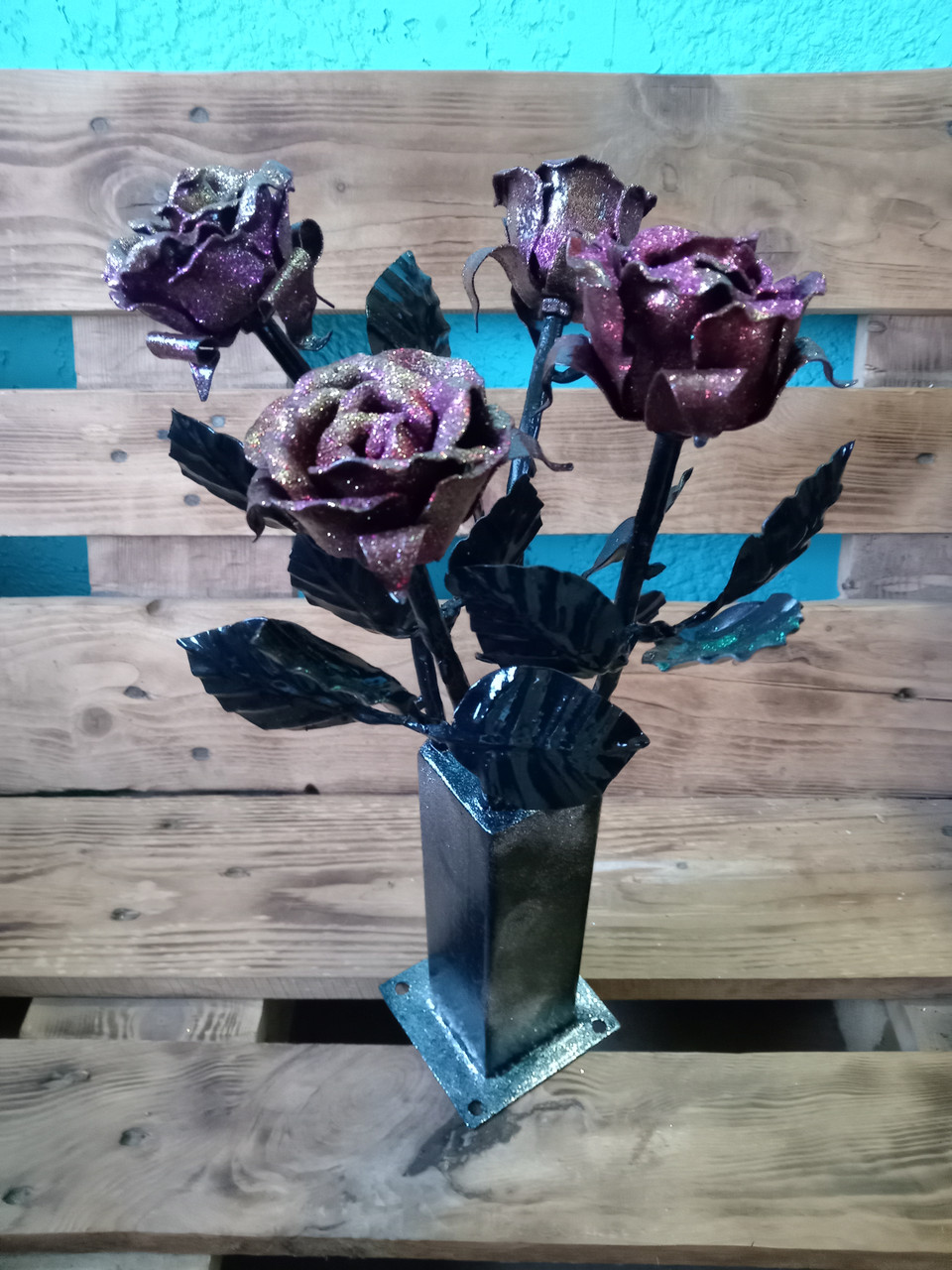Розы на памятник кованные - фото 3 - id-p224728014