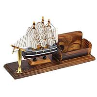 Настольный набор с парусником «Корабль успеха»