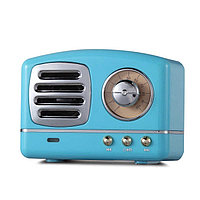 Беспроводная музыкальная колонка «Ретро радио» голубая