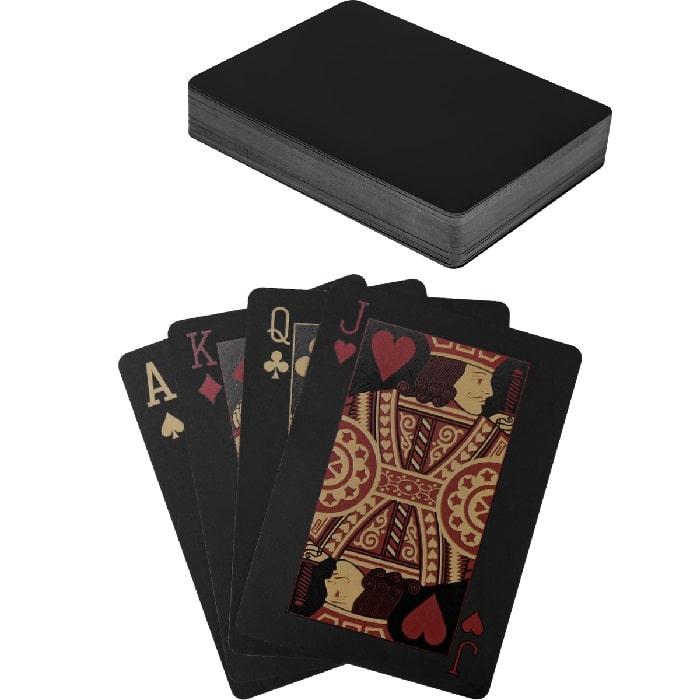 Набор игральных карт для покера «Red» золотистые - фото 1 - id-p224728191