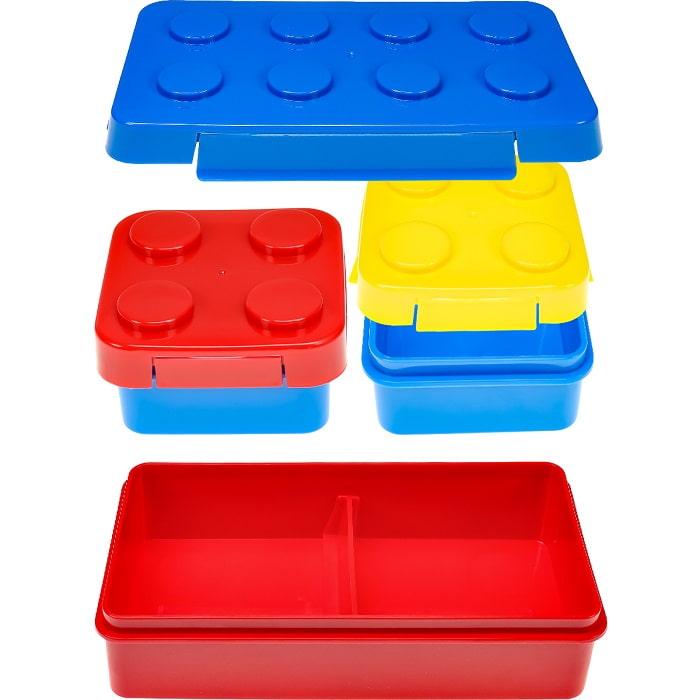 Набор контейнеров для еды «Конструктор Lego» 3 шт. - фото 2 - id-p224728209