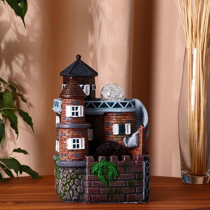 Фонтан декоративный «Замок с террасой» с подсветкой - фото 1 - id-p224728303