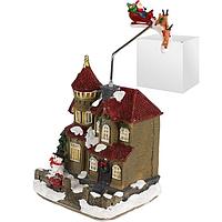 Светильник вращающий новогодний «Рождественский домик»