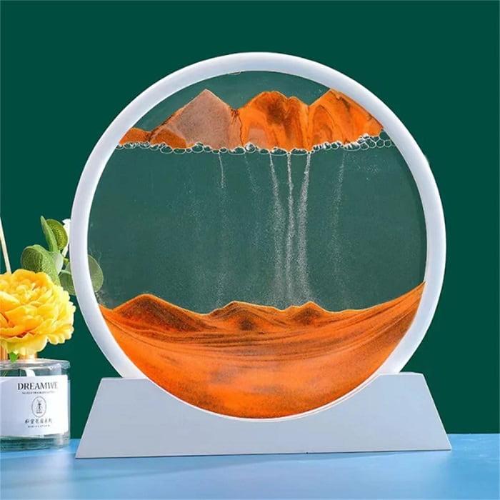 3D картина антистресс из песка «Пустыня» цвет: оранжевый, 25 см - фото 1 - id-p224728520