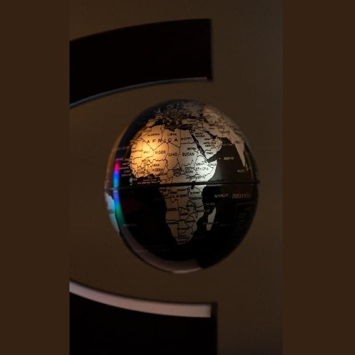 Левитирующий глобус «Silver world» - фото 3 - id-p224728524