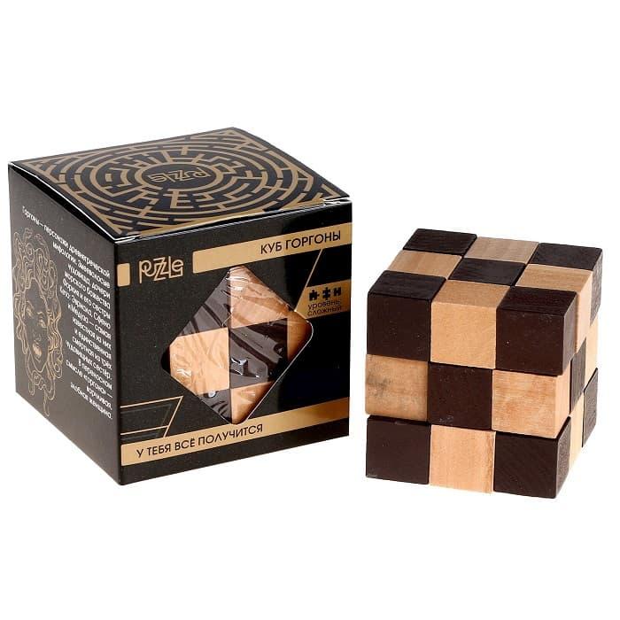 Деревянная головоломка «Куб Горгоны» - фото 1 - id-p224728548