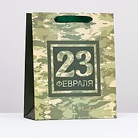 Подарочный пакет «23 Февраля» 26 х 32 х 12 см
