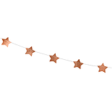 Гирлянда новогодняя "Звезды", 3.6 м, розовое золото, фото 2