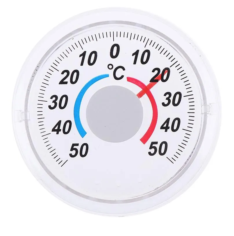 Термометр оконный круглый "Биметаллический" (на липучке)