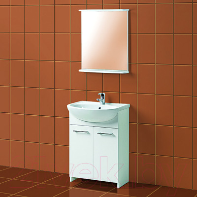 Шкаф с зеркалом для ванной Акваль Карина / ЕК.04.06.00.N - фото 7 - id-p223206989
