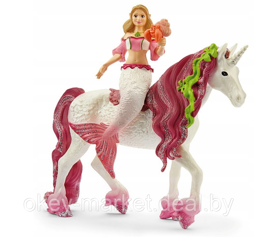 Schleich Русалка Фей на подводном единороге 70593 - фото 8 - id-p184764698