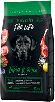 Сухой корм для собак Fitmin Dog For Life Lamb & Rice