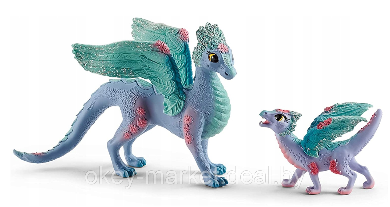 Набор Schleich Bayala Цветочный дракон с детенышем - фото 5 - id-p127760863