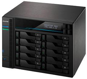 Сетевое хранилище NAS ASUSTOR AS7110T  90IX01D1-BW3S10 10-Bay Media player/Intel Xeon E-2224 3.4GHz , 8GB