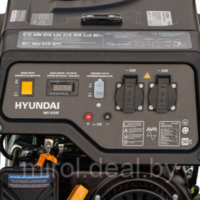Бензиновый генератор Hyundai HHY 5550F - фото 3 - id-p224736697