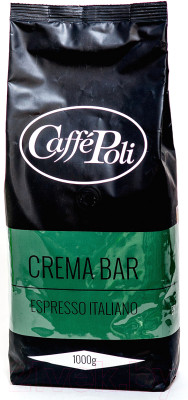Кофе в зернах Caffe Poli Crema Bar 30% арабика - фото 2 - id-p224737823