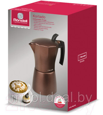 Гейзерная кофеварка Rondell Kortado RDA-399 - фото 5 - id-p224737837