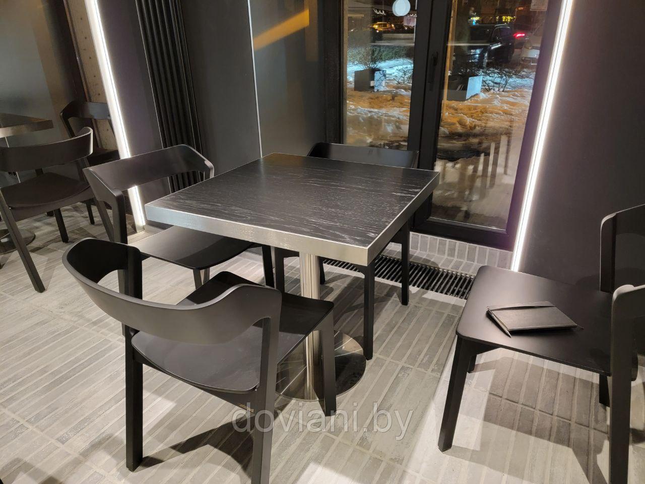 Стол для кафе и ресторанов квадратный - фото 2 - id-p224742339