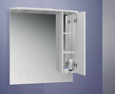 Шкаф с зеркалом для ванной Belux Адажио В80Ш - фото 3 - id-p224742982