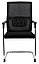 EVERPROF EP -510 кресло на хромированной станине с подлокотниками, стул EP -510 CF ткань сетка серая, фото 5