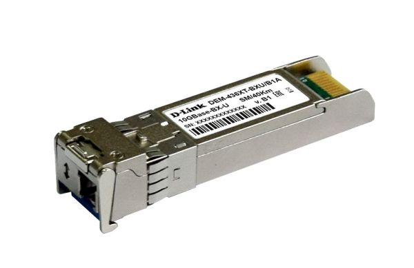 Модуль D-Link 436XT-BXU/40KM/A1A WDM SFP+ Transceiver with 1 10GBase-LR port.Up to 20km. single-mode Fiber. - фото 1 - id-p220114450