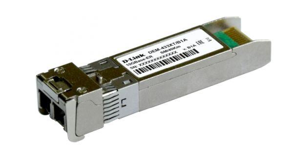 Модуль D-Link 433XT Трансивер SFP+ с 1 портом 10GBase-ER для одномодового оптического кабеля (до 40 км) - фото 1 - id-p220114451