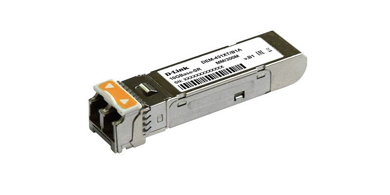 Модуль 431XT SFP+ трансивер с 1 портом 10GBASE-SR для многомодового оптического кабеля. питание 3.3 В (до - фото 1 - id-p220114454