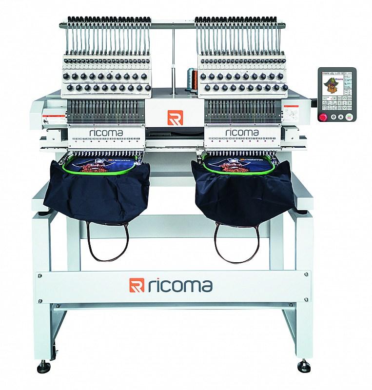 Вышивальная промышленная двухголовочная машина RICOMA MT-2002-10S 560 x 350 мм