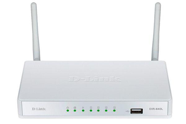 Беспроводной маршрутизатор D-Link DIR-640L. Широкополосный беспроводной VPN-маршрутизатор Cloud. до 300 Мбит/с - фото 1 - id-p220144873