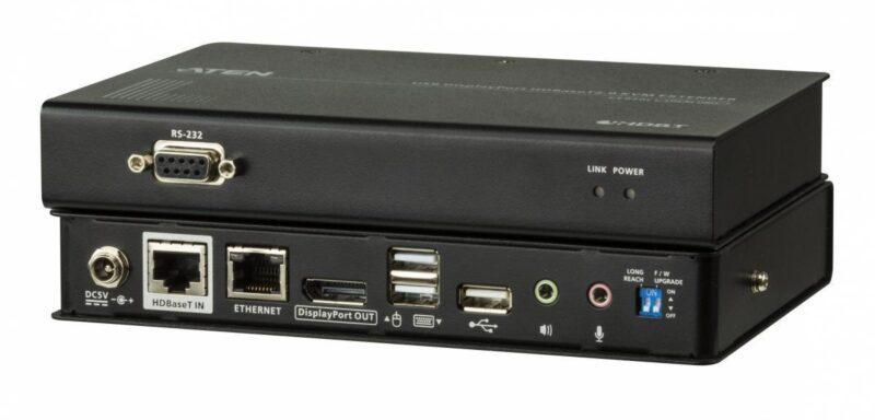 Удлинитель KVM консоли ATEN CE920-AT-G. USB. DisplayPort. с поддержкой HDBaseT 2.0 (4K@100м) - фото 1 - id-p219511096