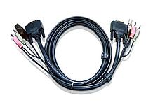 Кабель ATEN 2L-7D02UD KVM-кабель USB двойного канала DVI-D